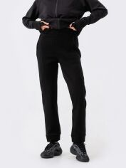 Акція на Спортивні штани на флісі жіночі Dressa 63650 52 Чорні від Rozetka