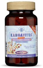 Акція на Solgar Kangavites, Complete Multivitamin & Mineral Children's Formula, Berry Flavor, 120 Chewable Tablets Кангавітес з мультивитаминами і мінералами від Y.UA