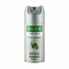 Акція на Чоловічий дезодорант-спрей Bradoline Alex For Men Explorer Deodorant Body Spray, 150 мл від Eva