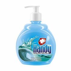 Акція на Рідке мило Clovin Handy Antibacterial Liquid Soap Ocean Fresh Свіжість океану, 500 мл від Eva