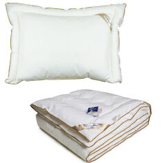 Акция на Набор зимнее одеяло и подушка детская Руно Golden swan 105х140 см от Podushka