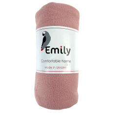 Акция на Плед флисовый Levity ТМ Emily розовый 125х150 см от Podushka