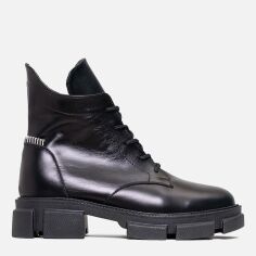 Акция на Жіночі зимові черевики низькі ISSA PLUS OB2-119 38 24,5 см Чорні от Rozetka