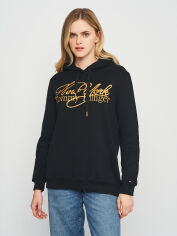 Акція на Худі жіноче Tommy Hilfiger 11217.1 M Чорне від Rozetka