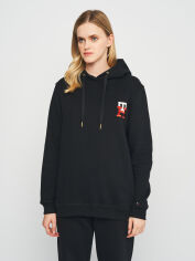 Акція на Худі жіноче Tommy Hilfiger 11216.1 S Чорне від Rozetka