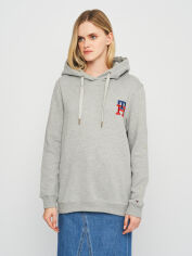 Акція на Худі жіноче Tommy Hilfiger 11216.2 L Сіре від Rozetka