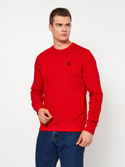 Акція на Світшот чоловічий Calvin Klein Jeans 11219.5 S Червоний від Rozetka