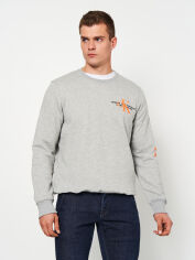 Акція на Світшот чоловічий Calvin Klein Jeans 11220 2XL (52) Сірий від Rozetka