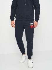 Акція на Спортивні штани чоловічі Tommy Hilfiger 11207.2 S Темно-сині від Rozetka