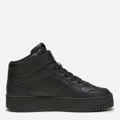 Акція на Жіночі кеди високі Puma Carina Street Mid 39233702 37 (4UK) 23 см Puma Black-Puma Black-Rose Gold від Rozetka