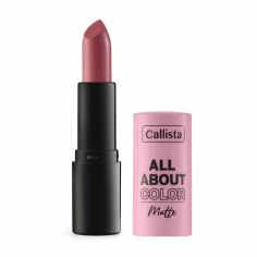 Акція на Матова помада для губ Callista All About Color Matte Lipstick, 508 Call Jimmy, 4 г від Eva