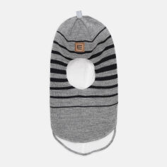 Акция на Дитяча зимова шапка-шолом в'язана для хлопчика Lenne Cair 23576-254 50 см от Rozetka