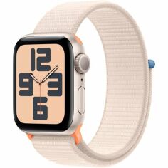 Акция на Смарт-часы Apple Watch SE GPS 40mm Starlight Aluminium Case with Starlight Sport Loop от MOYO