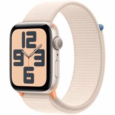 Акция на Смарт-часы Apple Watch SE GPS 44mm Starlight Aluminium Case with Starlight Sport Loop от MOYO