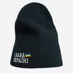 Акція на Шапка чоловіча Cofee Primary Слава Україні 3000-3/6 One Size Чорна (3000-3/6) від Rozetka