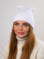 Акція на Шапка жіноча Malisa Мімі ML12664 54-58 Біла від Rozetka