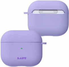 Акція на Чехол для наушников Laut Huex Pastels Violet (L_AP4_HXP_PU) for Apple AirPods 3 від Stylus