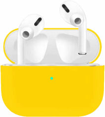 Акция на Чехол для наушников Tpu Case Yellow for Apple AirPods Pro от Stylus