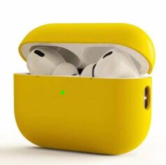 Акция на Чехол для наушников ArmorStandart Silicone Case Yellow (ARM64537) for Apple AirPods Pro 2 от Stylus