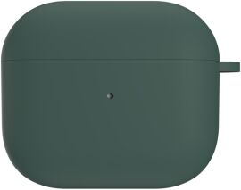 Акція на Чехол для наушников Switcheasy Skin Soft Touch Silicone Pine Green (GS-108-174-193-175) for Apple AirPods 3 від Stylus