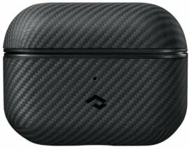 Акция на Чехол для наушников Pitaka MagEZ Case Twill Black/Grey (APM7001) for Apple AirPods Pro 2 от Stylus