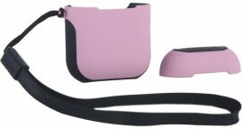 Акция на Чохол для навушників COTEetCI AP8 Armor Case with Belt Pink / Black (CS8123-PB) for Apple AirPods от Y.UA