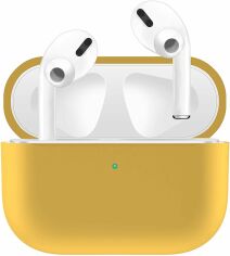 Акція на Чохол для навушників Tpu Case Golden for Apple AirPods Pro від Y.UA