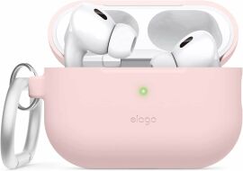 Акция на Чохол для навушників Elago Silicone Hang Case Lovely Pink (EAPP2SC-HANG-LPK) для Apple AirPods Pro 2 от Y.UA