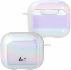 Акція на Чохол для навушників Laut Holo Pearl (L_AP4_HO_W) для Apple AirPods 3 від Y.UA