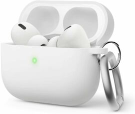 Акция на Чохол для навушників Elago Liquid Hybrid Hang Case White (EAPP2RH-HANG-WH) для Apple AirPods Pro 2 от Y.UA