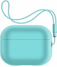 Акция на Чохол ArmorStandart Silicone Case with straps Mint (ARM68615) для Apple Airpods Pro 2 от Y.UA