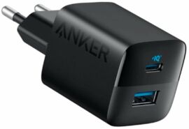 Акція на Anker Wall Charger USB-C+USB PowerPort 323 Black (A2331G11) від Y.UA