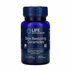 Акція на Дієтична добавка вітаміни в капсулах Life Extension Skin Restoring Ceramides Відновлення шкіри, 30 шт від Eva