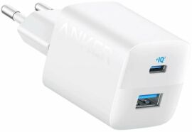 Акція на Anker Wall Charger USB-C+USB PowerPort 323 White (A2331G21) від Stylus