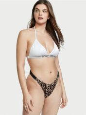 Акція на Роздільний купальник жіночий Victoria's Secret 861827235 2XL-XL Білий/Леопардовий від Rozetka