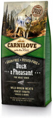 Акция на Сухой корм для взрослых собак Carnilove Duck & Pheasant 12 кг (8595602508860) от Stylus