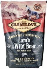 Акция на Сухий корм для собак Carnilove Adult Lamb and Wild Boar с ягненком и диким кабаном 1.5 кг (8595602508938) от Stylus