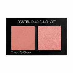Акція на Набір рум'ян для обличчя Pastel Duo Blush Set Cheek To Cheek 10 Hot Pink, 2*4.3 г від Eva
