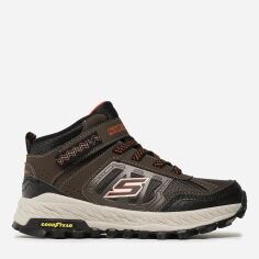 Акція на Дитячі демисезонні черевики для хлопчика Skechers Fuse Tread 403712L CHBK 27.5 Коричневі від Rozetka