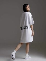 Акція на Сукня-футболка міді осіння жіноча Vizavi "Genesis" 00100/1 52-54 Біла від Rozetka