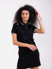 Акція на Сукня-футболка міні літня жіноча RADDER 442155-010 L Чорна від Rozetka