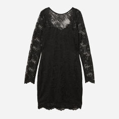 Акція на Сукня коротка жіноча H&M 0682953-07 36 Чорна від Rozetka