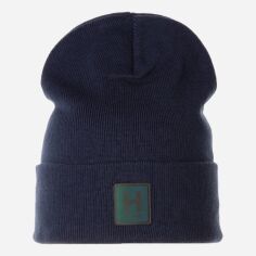 Акция на Дитяча зимова шапка-біні для хлопчика Huppa Reva 94520000-00086 49-51 см Темно-синя от Rozetka