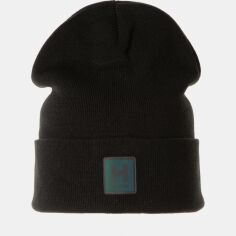 Акция на Дитяча зимова шапка-біні для хлопчика Huppa Reva 94520000-00009 49-51 см Чорна от Rozetka