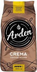 Акція на Кава Arden Crema натуральна смажена в зернах 1 кг від Rozetka