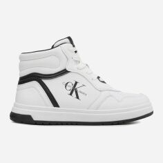 Акция на Підліткові кросівки для дівчинки Calvin Klein Jeans SNEAKER V3X9-80730-1355100 38 Білі от Rozetka