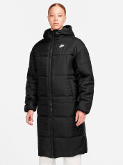 Акція на Куртка зимова довга жіноча Nike Therma-Fit Classic Parka FB7675-010 L Чорна від Rozetka