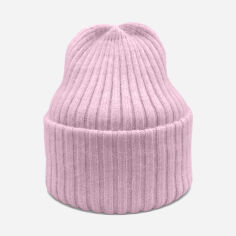 Акция на Дитяча зимова шапка-біні в'язана для дівчинки Anmerino Віста 9050 54-58 Ніжно-рожева (А_002165) от Rozetka