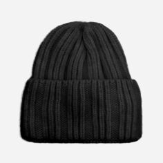 Акція на Дитяча зимова шапка-біні в'язана для дівчинки Anmerino Індіана 9051 56 Чорна (А_001435) від Rozetka