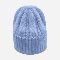 Акция на Дитяча зимова шапка-біні в'язана для дівчинки Anmerino Монро 9047 55-58 Синя (А_001281) от Rozetka